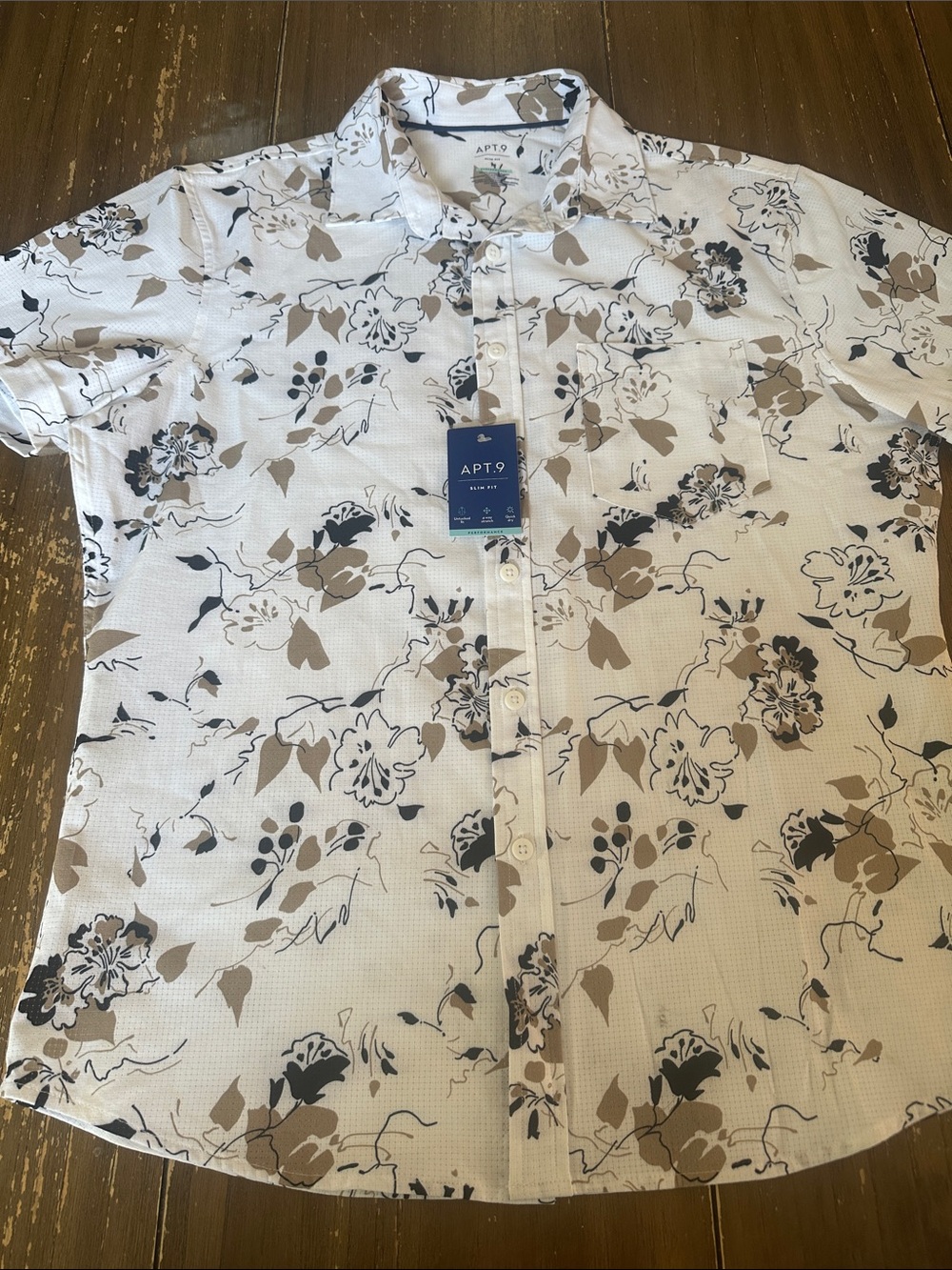 New Apt.9 slim fit shirt medium*